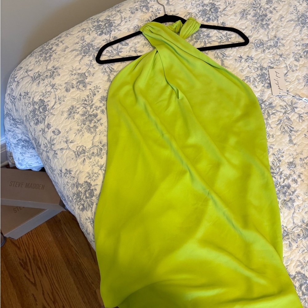 Show Me Your MuMu Lime Green Mini Dress
